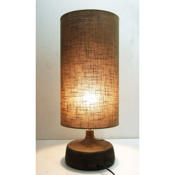 Lampa stołowa drewniana 63cm